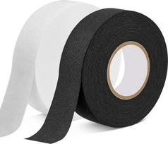 Ledo ritulio juosta Ledo ritulio lazdos juosta Grip Tape Self-Adhesive 2 ritinėliai Ledo ritulio lazdos juosta 2,5 cm x 25 m Racket Tape Ice Hockey Non-Slip for Ice Hockey Golf Tenisas Squash Badmintonas Beisbolas