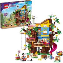 LEGO 41703 „Friends“ draugystės namelis medyje su 5 mini lėlėmis ir gyvūnėlio figūrėle, gamtos pažinimo žaislas mergaitėms ir berniukams nuo 8 metų, žaislinis namelis „Heartlake City“, dovana vaikams