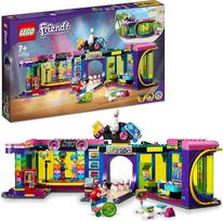 LEGO 41708 Friends Rollschuhdisco Spielzeug mit Arcade und Bowlingbahn, inkl. 3 Mini-Puppen, darunter Andrea, Evelyn und Jackson, als Geschenk für Kinder ab 7 Jahren