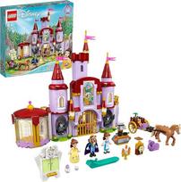 LEGO 43196 „Disney Princess“ – Belės pilis, „Gražuolė ir pabaisa“, princesės pilis ir Belės mini lėlės, žaislas vaikams nuo 6 metų