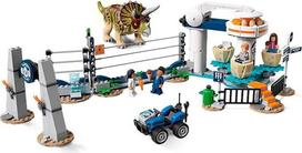 LEGO 75937 „Jurassic World“ triceratopso Randale surinkimo rinkinys
