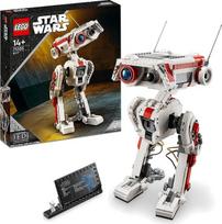 LEGO 75335 "Žvaigždžių karų" BD-1 modelio rinkinys, judanti droido figūrėlė, kambario dekoracija, gimtadienio dovanos idėja berniukams ir mergaitėms, paaugliams iš vaizdo žaidimo "Džedajus": Žaidybinis žaidimas "Žvaigždžių kariai" (angl. "Fallen Order")