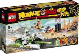 LEGO 80006 „Monkie Kid“ – Baltosios drakonės arklio dviratis