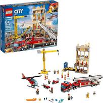 LEGO City gaisrininkų komanda mieste 60216 (943 detalės) su šviesa ir garsu - 2019 m.