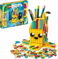 LEGO DOTS 41948 „Bananų“ rašiklių laikiklis, kūrybinis „pasidaryk pats“ rinkinys vaikams nuo 6 metų, vaikų kambario dekoracija, rašomojo stalo tvarkyklė, vaikų žaislas.