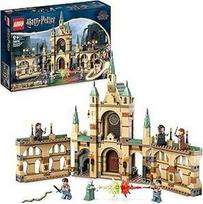 LEGO Harry Potter "Mūšis dėl Hogvartso", pilies žaislas, skirtas konstruoti ir statyti su mini figūrėlėmis, tokiomis kaip Molly Weasly, Voldemortas ir daug kitų, dovana vaikams, berniukams ir mergaitėms 76415