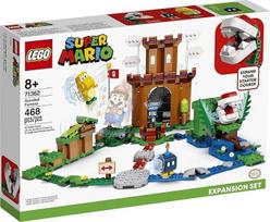 LEGO Super Mario saugomos tvirtovės išplėtimo rinkinys 71362 konstravimo rinkinys; kolekcinis žaidimų rinkinys, skirtas derinti su "Super Mario nuotykių su Mario pradiniu kursu" (71360) rinkiniu, naujas 2020 m. (468 dalys)