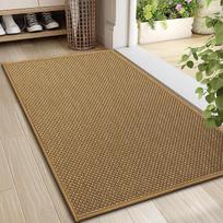 LEKEEPGO durų kilimėlis vidaus patalpoms 60 x 90 cm, neslystantis kilimėlis, plaunamas purvo gaudytuvas, plonas durų kilimėlis, įgeriantis įėjimo kilimėlis, švarus kilimėlis, įėjimo kilimėlis vidaus patalpoms, šviesiai rudas