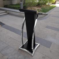Lektorija Pulpitos Para Iglesias/Iron Podio for Auditorium/Conference/Community - Lektorijos stovas su rašiklių/pieštukų dėže ir pasvirusiu stalviršiu. Šiuolaikinė tribūna kompiuteriui, nešiojamajam kompiuteriui, bu