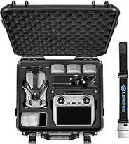 LEKUFEE Vandeniui atsparus kietas dėklas, skirtas DJI Mini 5 Pro dronui, Fly More Combo, DJI RC 2/RC N3, 6 akumuliatoriams, dvipusio įkrovimo stotelei ir kitiems priedams (tik dėklas)