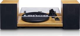 Lenco LS-500 – „Hi-Fi“ patefonas su „Bluetooth“ – su išoriniais garsiakalbiais 2 x 30 RMS – diržinė pavara – priešstiprintuvas – MDF korpusas (ąžuolas) | Vinilo grotuvas – „Bluetooth“ – 2 x 30 W RMS – diržinė pavara – plokštelių grotuvas – ąžuolas