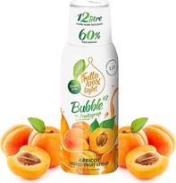 Lengvas abrikosų sirupas Fitneso sirupas iš FruttaMax Gėrimo sirupas be cukraus su stevija 60% vaisių kiekio 500 ml