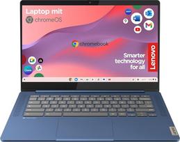 Lenovo Chromebook IdeaPad Slim 3 | 14 colių Full HD ekranas | Mediatek MT8186 | 4GB RAM | 64GB SSD | ARM Mali-G52 grafika | Chrome OS | QWERTZ | Mėlyna