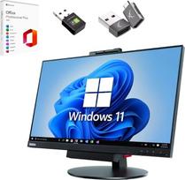 Lenovo All In One ThinkCentre TIO24 Gen3 24 colių Full HD | Intel Core i5-8500T | Display Port USB 3 | 16GB | 512GB | 24 colių FullHD Webcam Windows 11 Pro (Atnaujintas)