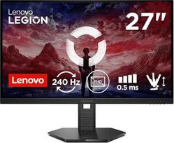 Lenovo Legion 27-10 | 27 colių Full HD WLED žaidimų monitorius | 1920 x 1080 | 16:9 | 240 Hz | 0,5 ms atsako laikas | HDMI | DisplayPort | 3,5 mm garsas | 3-šalis skydelis | TÜV apsauga nuo akių | Juoda | 6 kg