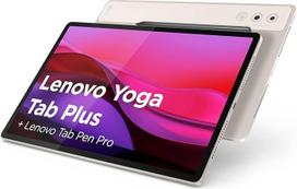 Lenovo Yoga Tab Plus Tablet | 12,7 colių 3K ekranas | Qualcomm Snapdragon 8 Gen 3 | 16GB RAM | 256GB eMMC atminties | Android | Seashell | Į komplektą įeina Lenovo Tab Pen Pro