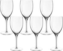 LEONARDO HOME „Poesia“ 069165 Raudonojo vyno taurių rinkinys (6 vnt.), tinkamos plauti indaplovėje. Raudonojo vyno taurės, aukštis 24 cm, talpa 600 ml. Stiklinės