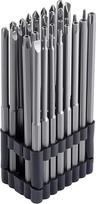 LEONTOOL 32-teiliges extra langes Sicherheits-Bit-Set für manipuliationssichere Torx-Pozidriv-Schraubenschlüssel, Tri-Wing-Schrauben, 15,2 cm langes Torx-Bit-Set, 40CR-V, 1/4 Zoll Sechskantschaft