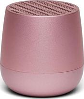 Lexon Design Mino+ Bluetooth Speaker made of Aluminium, in Pink, 3W, Dimensions: 3.7 cm x 3.7 cm x 3.2 cm, LA125LP
