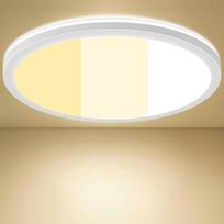 LEZOE LED lubų šviestuvas 24 W, 185 lm/W 4450 LM 3000 K / 4000 K / 6500 K Reguliuojamas lubų šviestuvas miegamajam, virtuvei, vonios kambariui, svetainei, prieškambariui, balkonui (su B energinės klasės šviesos šaltiniu)