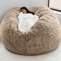 LHXY Bean Bag, Bean Bag Cover, suaugusiųjų pūkuotas kėdė, Giant Bean Bag Cover be užpildymo, XXL milžiniška sofa (be užpildymo) Pliušinis žaidimų itin didelis tingus krepšys