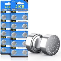 LiCB, 20 vnt. LR44/AG13/357/303/SR44/A76 tipo mygtukinių baterijų, 1,5 V