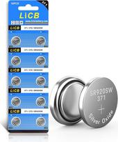 LiCB SR920SW 371 LR920 AG6 370 1,55 V mygtukinės formos laikrodžių baterijos, 10 vnt. pakuotė