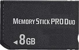 LICHIFIT Pro Duo 8GB atminties kortelė "Sony PSP 2000/3000" didelės spartos juoda
