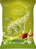 Lindt šokoladas | LINDOR Pistacijų kiaušiniai | 90 g | LINDOR pieniško šokolado kiaušiniai su švelniu tirpstančių pistacijų įdaru | Velykų kiaušiniai | Puikus velykinis šokoladas, kuriuo galima dalytis ir mėgautis