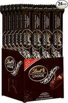 Lindt šokolado LINDOR karčiojo šokolado lazdelės | 24 x 37 g šokolado plytelės | su minkštu tirpstančiu karčiojo šokolado įdaru, kurio sudėtyje yra 60 % kakavos | dovanų šokoladas | didmeninė pakuotė
