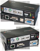 LINDY 39378 Cat.5 KVM prailginimo įrenginys „Combo 300“, PS/2, USB ir VGA