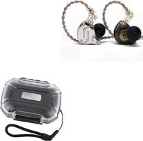 LINSOUL KZ ZS10 Pro 4BA+1DD 5 garsiakalbių ausinės LC02 dėklas