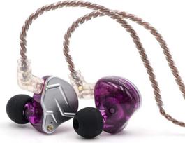 LINSOUL KZ ZSN Pro – hibridinės metalinės ausinės su dviem garsiakalbiais (1BA + 1DD), skirtos Hi-Fi garso atkūrimui, įdedamos į ausį