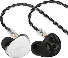 LINSOUL SIMGOT EG280 In-Ear Monitor, 1DD+1Planar HiFi IEM, laidinės žaidimų ausinės su mikrofonu, 1,7 m ilgio nuimamas 2 kontaktų OFC kabelis, su USB-C adapteriu, skirtos FPS žaidimams ir muzikos mėgėjams