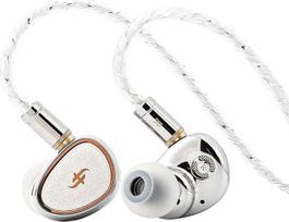 LINSOUL SIMGOT EA1000 „Fermat“ 10 mm dinaminio garsiakalbio ausinės, Hi-Fi ausinės (IEM), laidinės žaidimų ausinės su pasidabruotu OFC kabeliu, skirtos muzikantams ir audiofilams