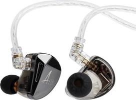LINSOUL x KZ AS10 PRO 5BA laidinės ausinės, Hi-Fi ausinės su „Mirror Polygon“ priekinės dalies apdaila, nuimamas įdubęs 2-pin kabelis, skirtas audiofilams (be mikrofono)