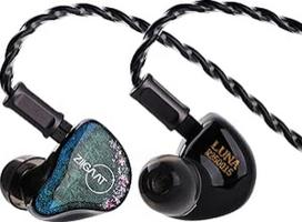 LINSOUL ZiiGaat Luna 6BA "HiFi In-Ear Monitor", studijinės IEM ausinės sceniniams pasirodymams su greita reakcija, plačia garso juosta, aiškiu etaloniniu atkūrimu ir nuimamu pasidabruotu OFC kabeliu