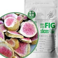 Liofilizuotos figos | 100 % natūralios džiovintos figos | Sveiki liofilizuoti saldumynai be pridėtinio cukraus | Liofilizuotos figos | ZingyZoo (100g)