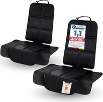 LIONSTRONG® Vaikiškos sėdynės užklotas – papildoma apsauga [tinka ISOFIX sistemai] – 2 vnt. rinkinys | Vandeniui atsparus automobilio sėdynės užklotas iš poliesterio audinio – sėdynės užklotas, vaikiškos sėdynės užklotas – tinka visoms sėdynėms