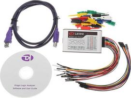 Loginis analizatorius LA1010, 100 M dažnių analizatorius, USB 2.0/3.0, 16 kanalų, reguliuojamas, integruotas PWM generatorius
