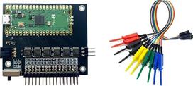 Loginis analizatorius V6.0 – 400 MHz, 24 kanalų loginis analizatorius su „Test-Hook-Clip“ programine įranga, suderinamas su „macOS“ ir „Linux“