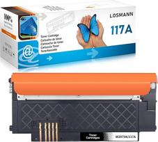 LOSMANN 117A toneris, suderinamas su HP 117A W2070A toneriu su mikroschema, skirtas HP Color Laser 150, 150 nw, 150 serijos daugiafunkciniams spausdintuvams (MFP), 170 MFP, 178 nw, 178 nwg, MFP 179 FNG, MFP 179 fnw (juodas)
