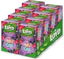 LOYD - Hot'N Cold Currant & Hibiscus - 8 vnt., vienkartiniai arbatos maišeliai, arbata šaltam ir karštam gėrimui, vasariška ledinė arbata, aromatizuota šalta arbata, su natūraliais ingredientais, Cold Brew