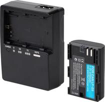 LP-E6 akumuliatorius ir LC-E6 įkroviklio rinkinys, 2750 mAh, suderinamas su „Canon“ | R5, R6 II, R7, 5D Mark II, III, IV, 5DS, 5DS R, 6D, 90D, 7D, 7D Mark II, 60D, 60Da, 70D, 80D