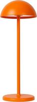 LUCIDE „Joy“ įkraunamas stalo šviestuvas, skirtas naudoti patalpose ir lauke, baterija, baterijos skersmuo 12 cm, LED galia 1 × 1,5 W, 3000 K, IP54, oranžinė spalva