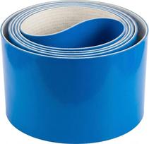 m „Dicker“ pramoninė PVC konvejerio juosta, skirta kartono ir kortelių transportavimui, blizgi atsarginė pavaros juosta, skirta logistikos ir ritininių sistemų naudojimui (0,1 x 25 m)
