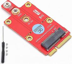M.2 į PCIe adapteris, 3042/3052 M.2 Key B į Mini PCI-E adapteris-konverteris, modulis, priedai nešiojamiesiems ir stacionariems kompiuteriams