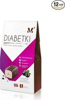M2 Diabetki Jogurtiniai šokoladiniai saldainiai su vaisiais, šokoladas be cukraus, skanūs saldumynai sąmoningiems vartotojams ir diabetikams, vegetariški užkandžiai be glitimo 100 g