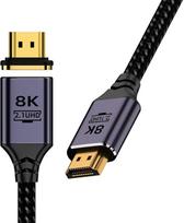 Magnetinis 8K tipo A HDMI 2.1 „vyriškas–vyriškas“ tiesus vaizdo kabelis, skirtas nešiojamajam kompiuteriui ir HDTV, 200 cm