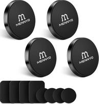 Magnetinis mobiliojo telefono laikiklis automobiliui, 4 vnt. rinkinys. Universalus mobiliojo telefono laikiklis automobiliui su metaline plokštele. Lipnus mobiliojo telefono laikiklis automobiliui, suderinamas su „iPhone 14/13/12/11/X/Xs/Xs Max/8“, „Samsu